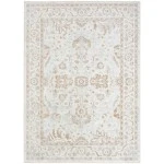 Nourison Home Astra Machine Washable ASW20 Grey 5 ft. 3 in. X 7 ft. Area Rug