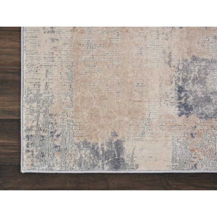 Nourison Rustic Textures Runner Area Rug RUS02-Beige/Grey