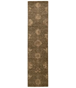Nourison Home Silken Allure SLK08 Chocolate 2 ft. 5 in. X 10 ft. Area Rug