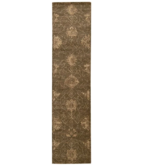 Nourison Silken Allure Runner Area Rug SLK08-Chocolate