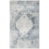 Nourison Home Astra Machine Washable ASW11 Blue Ivory 10 ft. X 14 ft. Area Rug