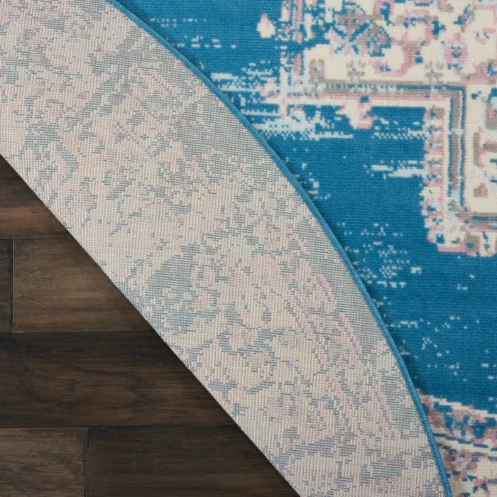 Nourison Grafix Round Area Rug GRF14-Blue