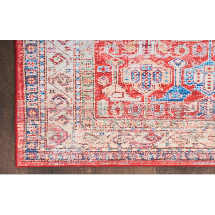 Nourison Fulton Red FUL09 2 ft. X 3 ft. Rectangle Rug