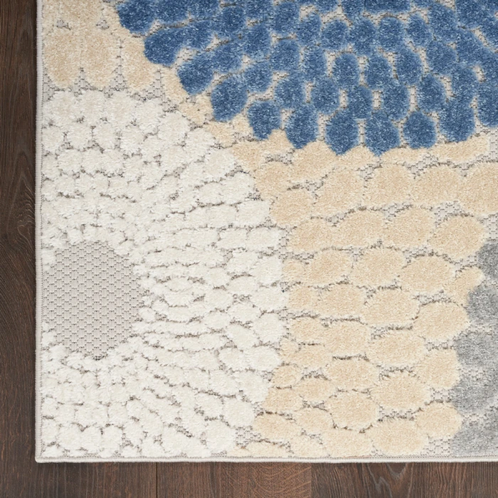 Nourison Aloha Area Rug ALH29 Blue/Grey