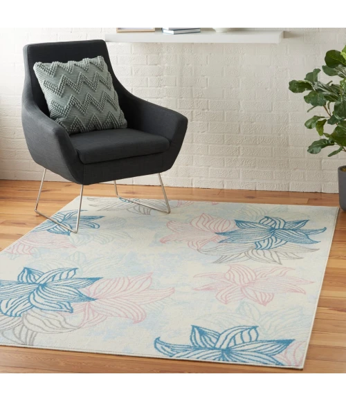 Nourison Jubilant Area Rug JUB08-Ivory/Multicolor