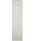 Nourison Astra Machine Washable Grey ASW12 2 ft. X 6 ft. Rect. Rug