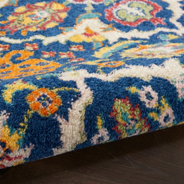 Nourison Allur Area Rug ALR03-Navy Multicolor