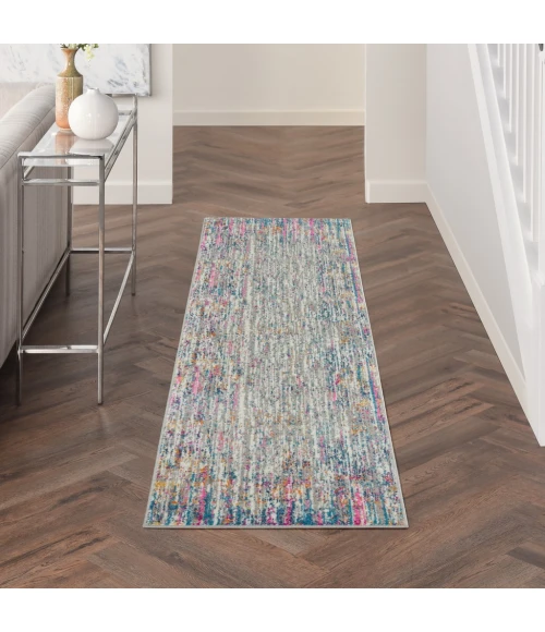Nourison Passion Runner Area Rug PSN09-Ivory/Multi