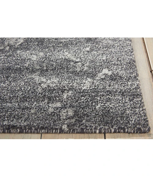 Nourison Silk Shadows Graphite SHA14 10 ft. X 14 ft. Rect. Rug