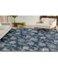 Nourison Garden Oasis Navy GOA03 8 ft. X 10 ft. Rectangle Rug
