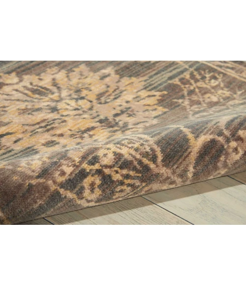 Nourison Silk Elements Runner Area Rug SKE31-Graphite