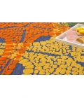 Nourison Aloha Blue Multicolor ALH28 5 ft. 3 in. Round Rug