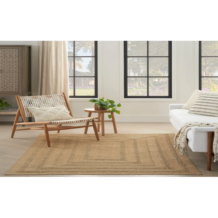 Nourison Natural Seagrass Natural NSG01 5 ft. X 7 ft. Rectangle Rug