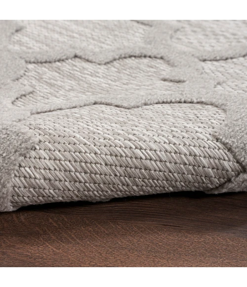 Nourison Easy Care Area Rug NES01 Silver Grey