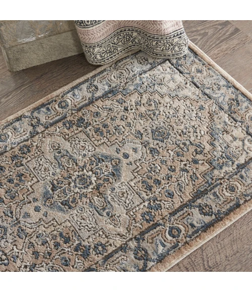 Nourison Quarry Beige Grey QUA05 2 ft. X 4 ft. Rect. Rug