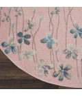 Nourison Tranquil Round Area Rug TRA04-Pink