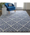 Nourison Grafix Area Rug GRF06-White/Blue