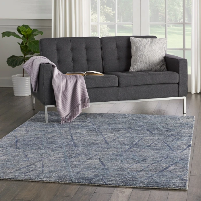 Nourison Ocean Indigo OCP02 6 ft. X 8 ft. Rect. Rug
