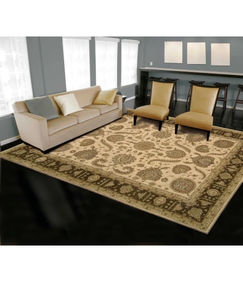 Nourison Home Heritage Hall Brown HE19 8ft.6in. x 11ft.6in. Rect. Rug