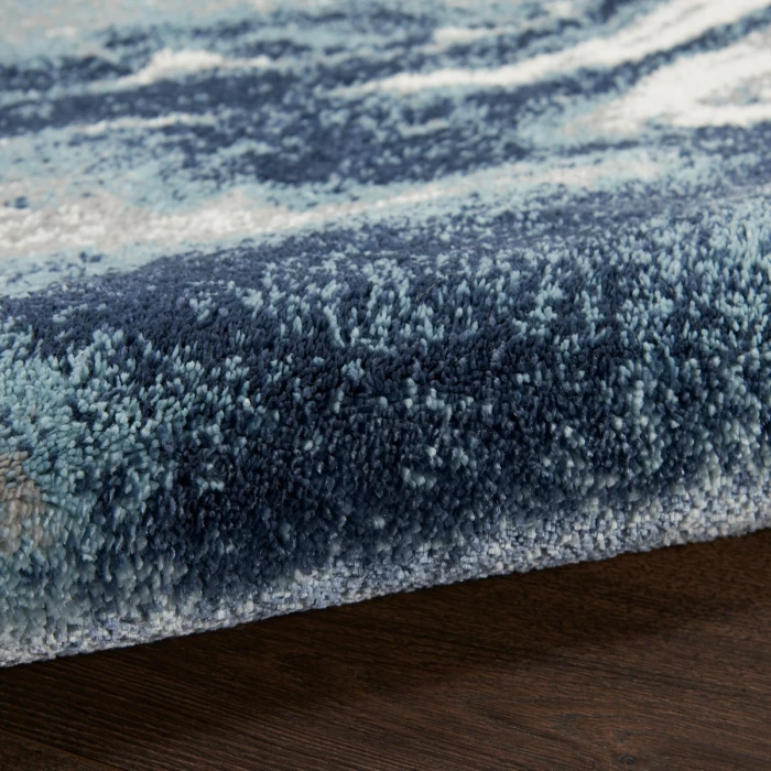 Kathy Ireland American Manor Area Rug AMR03 Blue/Ivory 9' x 12'