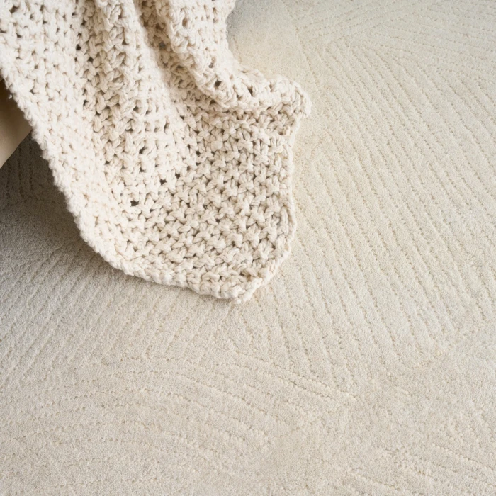 DKNY Pure Patterns Ivory PRN01 5 ft. X 7 ft. Rect. Rug