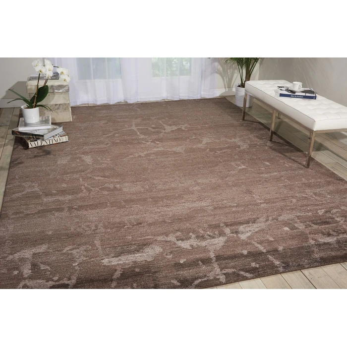 Nourison Home Silk Shadows Brown SHA02 2ft.3in. x 3ft. Rect. Rug