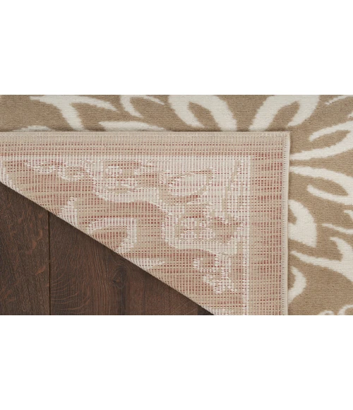 Nourison Jubilant Taupe JUB06 4 ft. X 6 ft. Rectangle Rug
