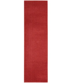Nourison Home Nourison Essentials NRE01 Brick Red 2 ft. 2 in. X 10 ft. Area Rug