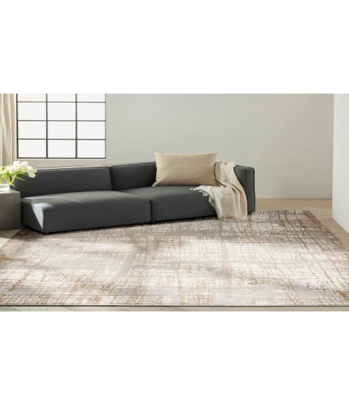 Calvin Klein CK950 Rush Ivory/Taupe CK950 8 ft. X 10 ft. Rectangle Rug