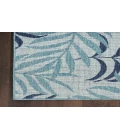 Nourison Garden Oasis Blue GOA01 5 ft. X 7 ft. Rectangle Rug