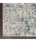 Nourison Rustic Textures Ivory Grey Blue RUS07 6 ft. X 9 ft. Rect. Rug