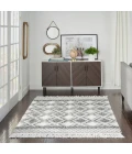 Nicole Curtis Machine Washable Series 3 Area Rug SR301 Black 4' x 6'