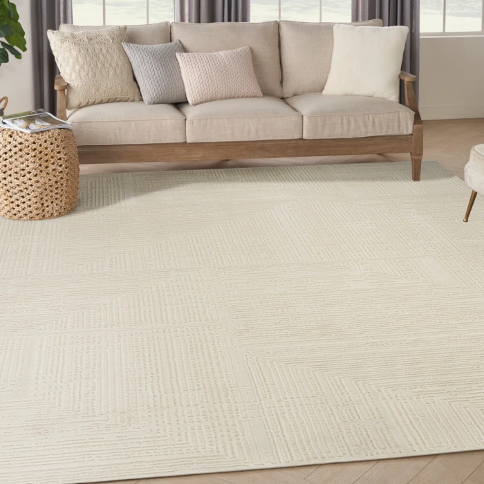 Nourison Sustainable Trends Ivory SUT07 8 ft. X 10 ft. Rect. Rug