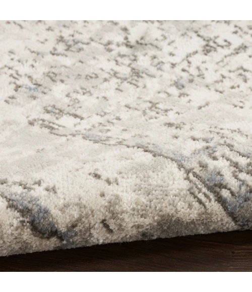 Nourison Quarry Ivory Blue Grey QUA01 4 ft. X 6 ft. Rect. Rug