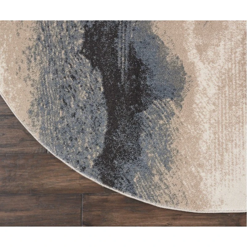 Nourison Maxell Round Area Rug MAE06-Flint