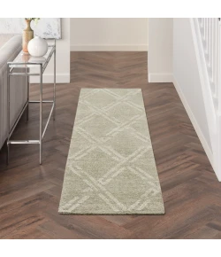 Nourison Home Venosa VSN01 Green Ivory 2 ft. 3 in. X 7 ft. 6 in. Area Rug
