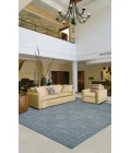 Nourison Home Silk Infusion Blue SIF01 7ft.9in. x 9ft.9in. Rect. Rug