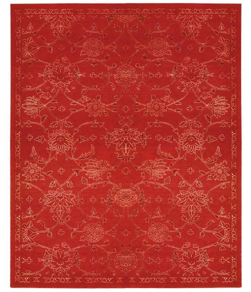 Nourison Home Silk Infusion Red SIF01 9ft.9in. x 13ft.9in. Rect. Rug