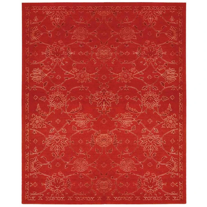 Nourison Home Silk Infusion Red SIF01 8ft.6in. x 11ft.6in. Rect. Rug