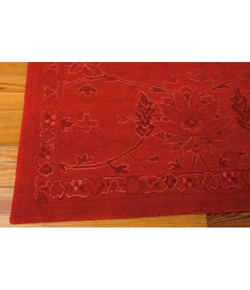 Nourison Home Silk Infusion Red SIF01 9ft.9in. x 13ft.9in. Rect. Rug