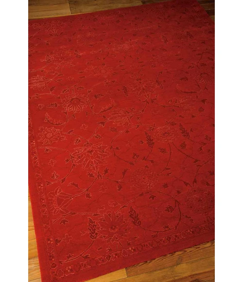 Nourison Home Silk Infusion Red SIF01 9ft.9in. x 13ft.9in. Rect. Rug