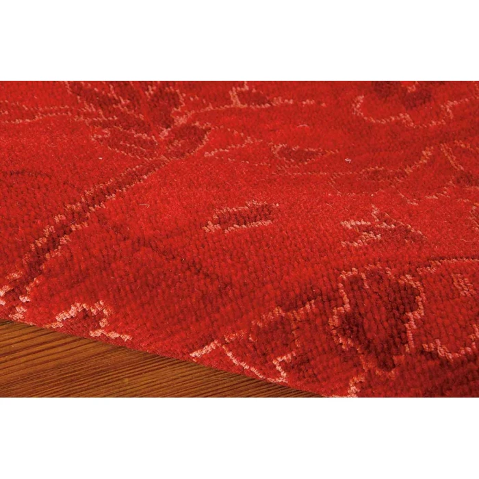 Nourison Home Silk Infusion Red SIF01 8ft.6in. x 11ft.6in. Rect. Rug
