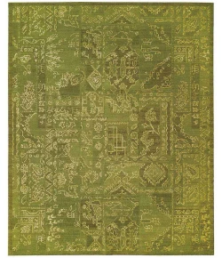 Nourison Home Silk Infusion Green SIF02 7ft.9in. x 9ft.9in. Rect. Rug