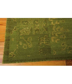 Nourison Home Silk Infusion Green SIF02 7ft.9in. x 9ft.9in. Rect. Rug
