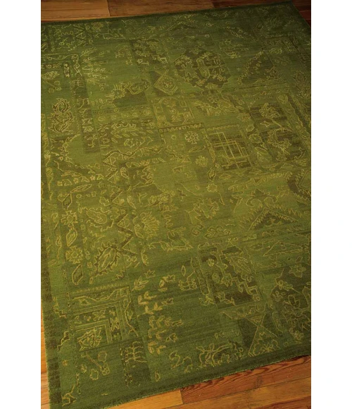 Nourison Home Silk Infusion Green SIF02 7ft.9in. x 9ft.9in. Rect. Rug