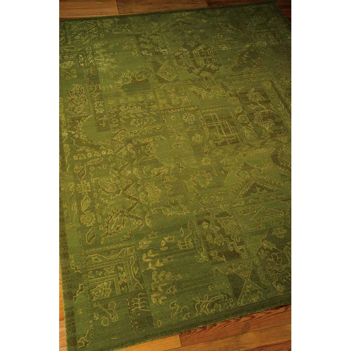 Nourison Home Silk Infusion Green SIF02 7ft.9in. x 9ft.9in. Rect. Rug