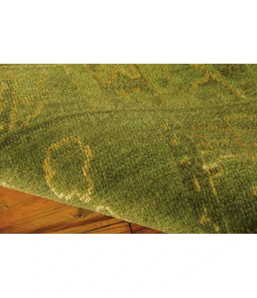Nourison Home Silk Infusion Green SIF02 7ft.9in. x 9ft.9in. Rect. Rug