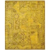 Nourison Home Silk Infusion Yellow SIF02 7ft.9in. x 9ft.9in. Rect. Rug