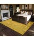 Nourison Home Silk Infusion Yellow SIF02 7ft.9in. x 9ft.9in. Rect. Rug