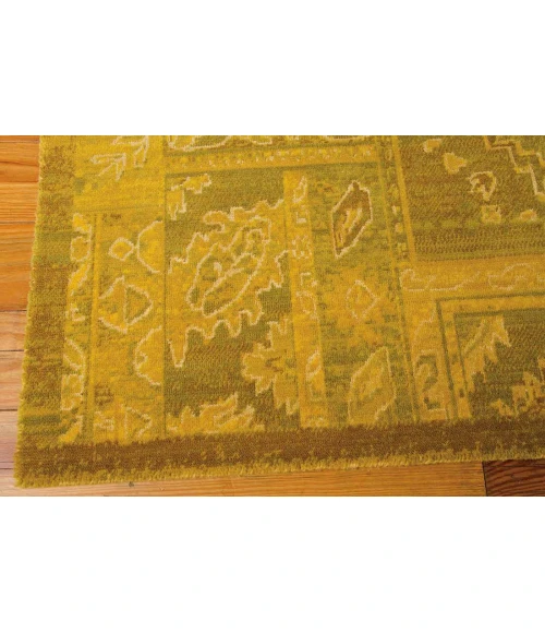 Nourison Home Silk Infusion Yellow SIF02 7ft.9in. x 9ft.9in. Rect. Rug